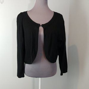 Jessica Howard Black Shrug Button XL